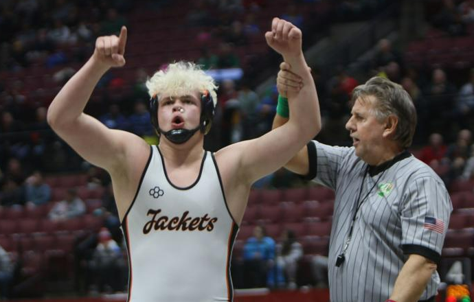 Alex Taylor of Mount Vernon - Division 1 Ohio Wrestling Freshman of the Year