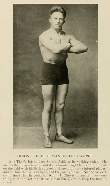 Thor Olson Ohio Trainer and Professor of Physical Education