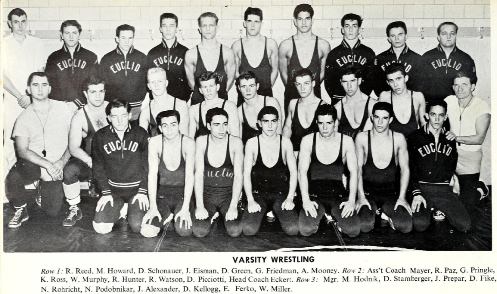 1958 Euclid High School Wrestling Team