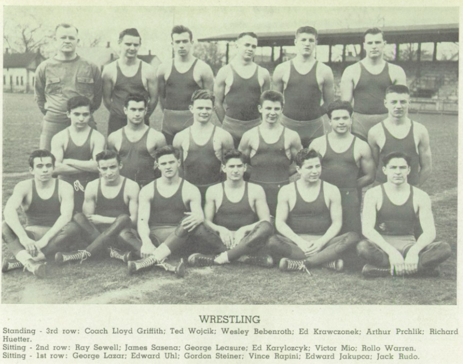 1948 Cleveland West Tech Wrestling Team