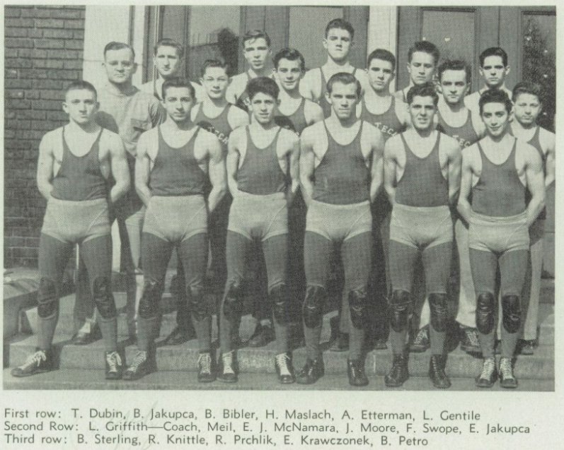 1946 Cleveland West Tech Wrestling Team