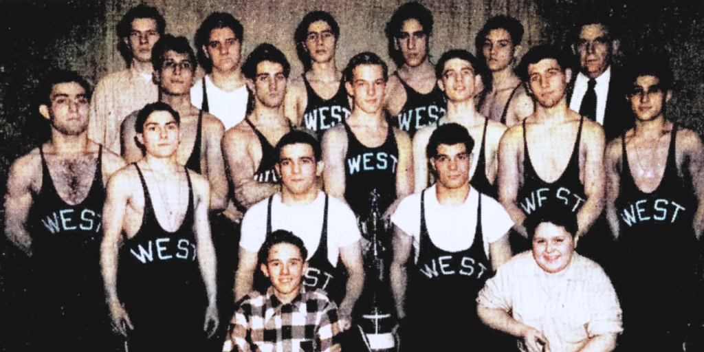 1951 Cleveland West High School Wrestling Team National Champions